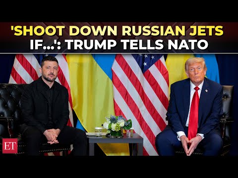 ‘Yes, I do…’: Trump stuns NATO with call to ‘shoot down Russian jets’ during Zelenskyy meeting at UN