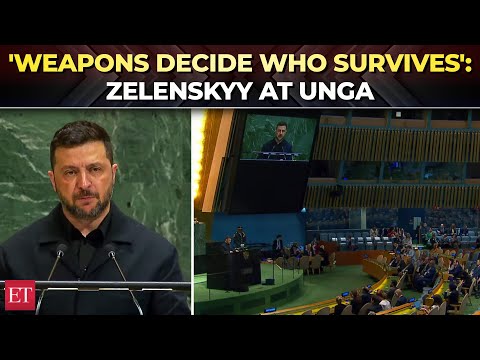 ‘Weapons decide who survives, not international law…’: Zelenskyy slams UN’s effectiveness at UNGA