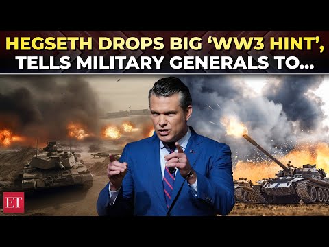 ‘Same happened before WW2’: Hegseth drops shocking ‘World War 3 hint’ in address to 800 US generals