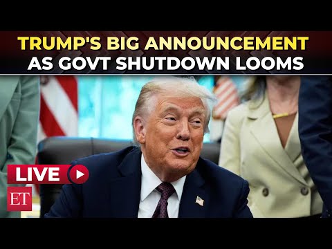 LIVE | Trump makes shocking announcement as US government shutdown deadline sparks chaos