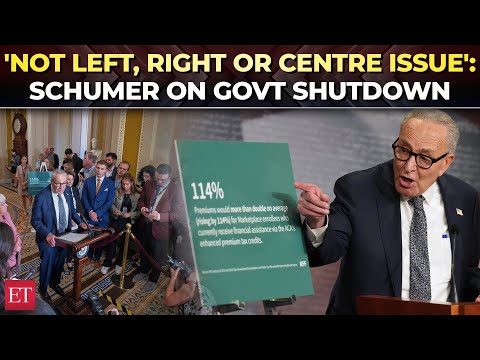 ‘Not a left, right or centre issue..’: Schumer shares message to Republicans amid shutdown countdown