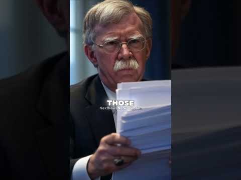 Trump Puts Bolton Under Investigation For ESPIONAGE