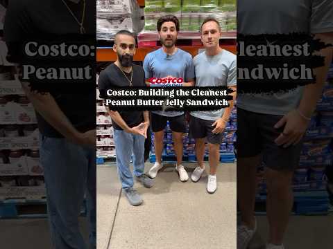 Cleanest Peanut Butter Jelly Sandwich at Costco ​⁠@healthwithhunter  ​⁠@cleankitchennutrition