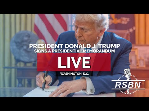 LIVE: President Trump Signs a Presidential Memorandum – 9/15/25