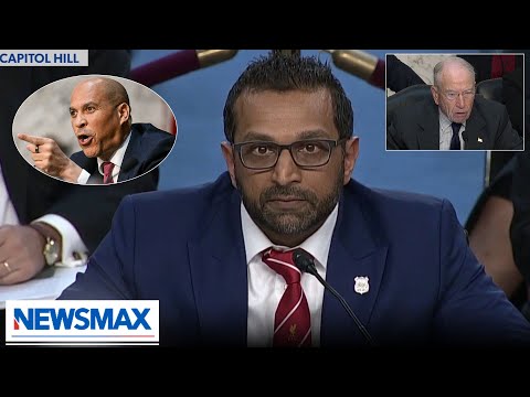 WATCH: FBI Director Patel calls out Sen. Cory Booker for false information