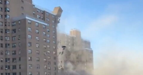 Massive Chunk of Apartment Building in the Bronx, NYC Crashes to the Ground After Gas Explosion – Miraculously, No One Was Hurt (VIDEO)