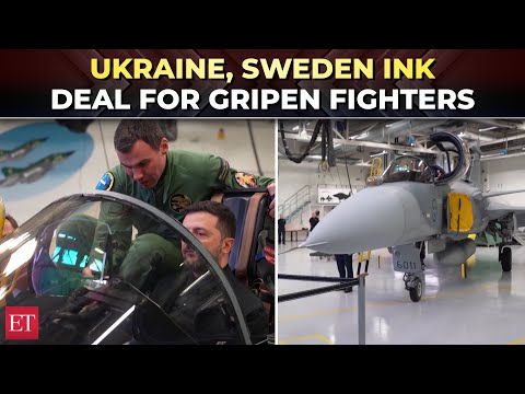 Ukraine Prez Zelenskyy, Swedish PM Kristersson sign historic defense pact for 150 Gripen Jets