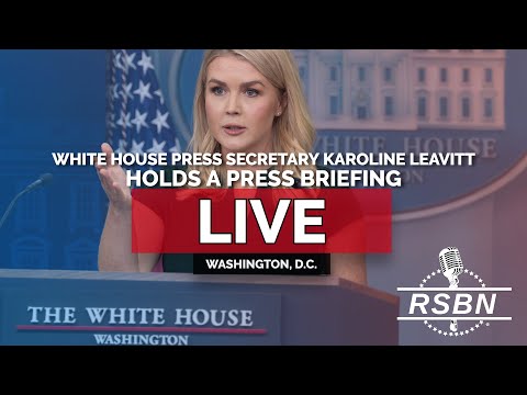LIVE REPLAY: White House Press Secretary Karoline Leavitt Holds a Press Briefing – 10/23/25