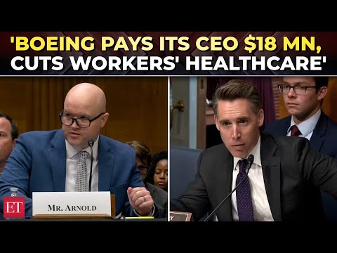 ‘We’re building F-15s while losing our healthcare!’: Boeing worker explodes at fiery Senate hearing