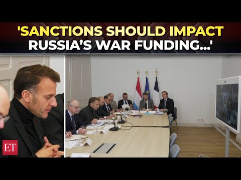 ‘Sanctions must hit Russia’s war funding…’: Macron at ‘Coalition of the Willing’ meeting
