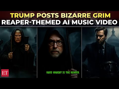‘Vought is the reaper’: Trump posts Project 2025 AI music video ahead of threatened shutdown layoffs