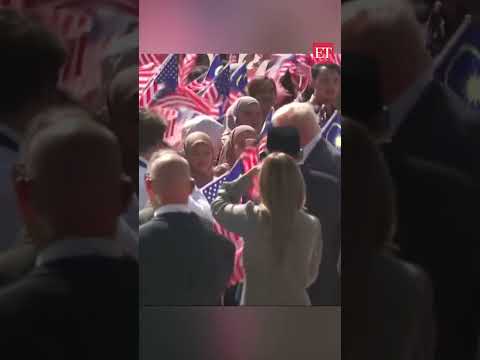 Trump arrives in Kuala Lumpur, Malaysia for ASEAN summit, dances on tarmac at welcome ceremony