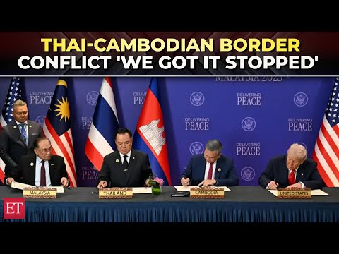 ‘Peace through profits, that’s how you end wars’: Trump on Thailand, Cambodia peace deal