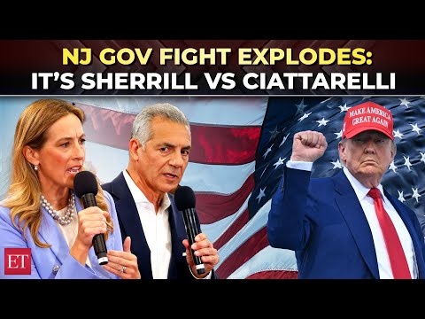 Dems vs GOP in New Jersey: Sherrill and Ciattarelli locked in fiery neck-to-neck governor showdown