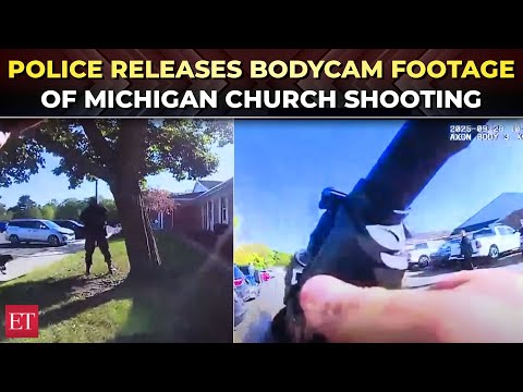 Michigan church shooting: Police releases bodycam video of officers responding to attack