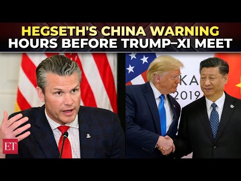 ‘Key to deter China aggression’: Hegseth’s fiery message from Japan hours before Trump-Xi meet
