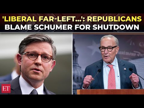 ‘Holding the American people hostage…’: Republicans blame Democrats, Schumer for government shutdown