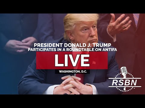 LIVE: President Trump Participates in a Roundtable on ANTIFA – 10/8/25