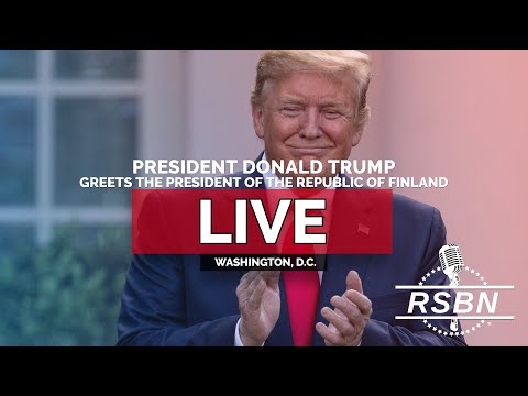 LIVE: President Trump Greets the President of the Republic of Finland – 10/9/25