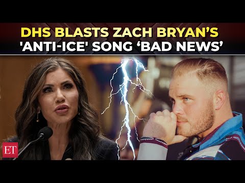 ‘Glad I never gave him a penny!’: DHS Secy Kristi Noem tears into Zach Bryan over ‘anti-ICE’ song