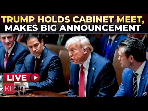Trump LIVE | US President drops BOMBSHELL on Govt Shutdown during Cabinet meeting