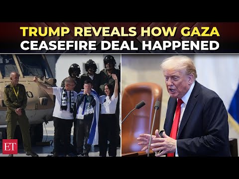 ‘Bibi would call me nonstop…’: Trump reveals inside story of Gaza ceasefire deal in Knesset speech
