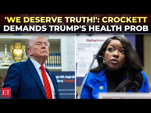 ‘Is Trump fit to serve?’: Jasmine Crockett targets US President with new health investigation