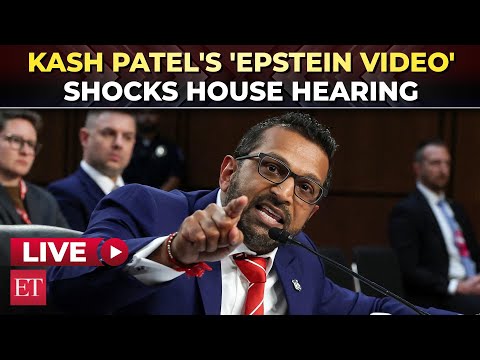 LIVE | ‘Not my problem!’: Kash Patel explodes as shocking ‘Epstein video’ played at House hearing