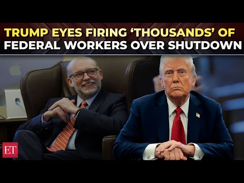 ‘I can’t believe…’ |Trump to discuss federal job cuts with WH budget chief amid govt shutdown