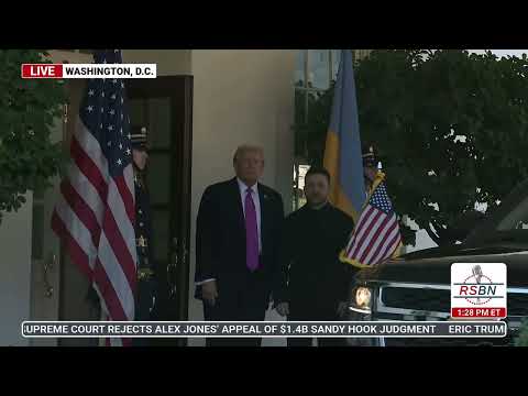 WATCH: President Trump Greets Ukrainian President Zelensky at the White House – 10/17/2025