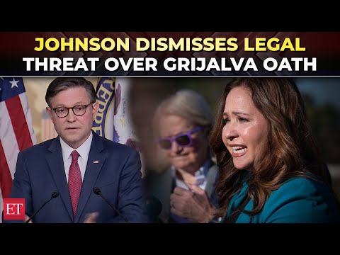 Speaker Johnson dismisses legal threat over Rep.-elect Grijalva swearing-in as ‘publicity stunt’