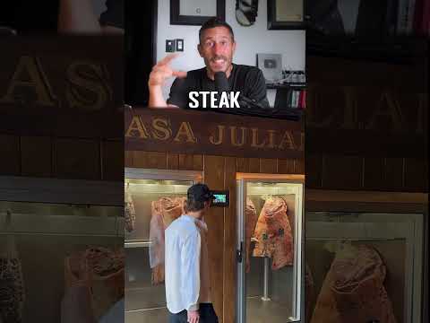 The best steak in Spain!? 😳