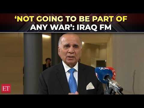 ‘Not going to be part of any war,’ says Iraq FM Fuad Hussein amid ongoing global tensions
