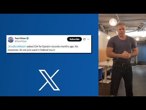 FITTON: New Federal Lawsuit against the CIA for Epstein Records!