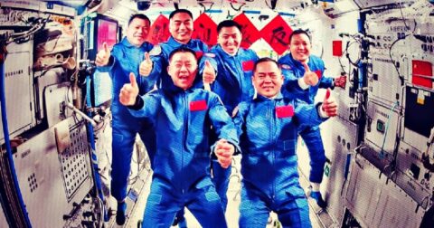Chinese Astronauts Stranded in Tiangong Space Station Return to Earth After a Week’s Delay Caused by Space Junk Damaging Their Reentry Capsule (VIDEOS)