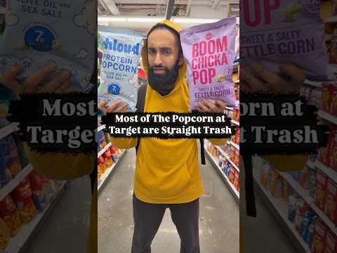 Most of the Popcorn at Target is Straight Trash #popcorn #target #targetfinds