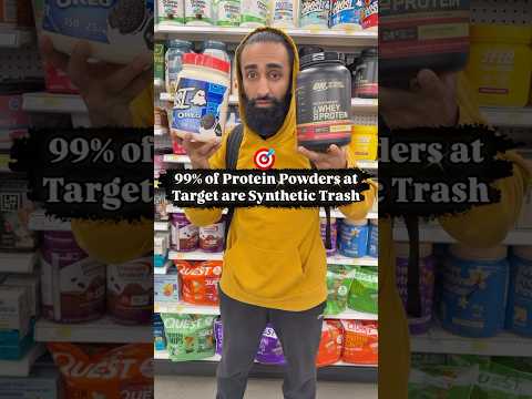 99% of Protein Powders at Target are Synthetic Trash #target #proteinpowder #protein