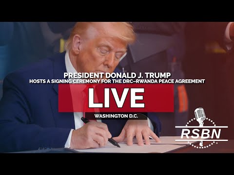 LIVE REPLAY: President Trump Hosts a Signing Ceremony for the DRC–Rwanda Peace Agreement – 12/4/25