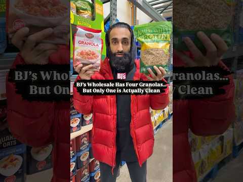 BJ’s Wholesale Has Four Granolas…But Only One is Actually Clean #granola #groceryshopping