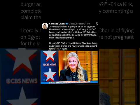 Erika Kirk on the Egyptian Planes