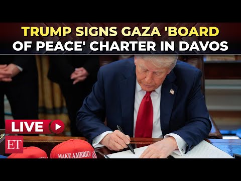LIVE | Trump unveils Gaza ‘Board of Peace’ charter with bn membership fee in Davos