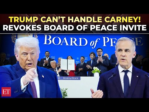 ‘Irked’ Trump withdraws Canada’s invite to Board of Peace after Carney rejects POTUS’ Davos remarks