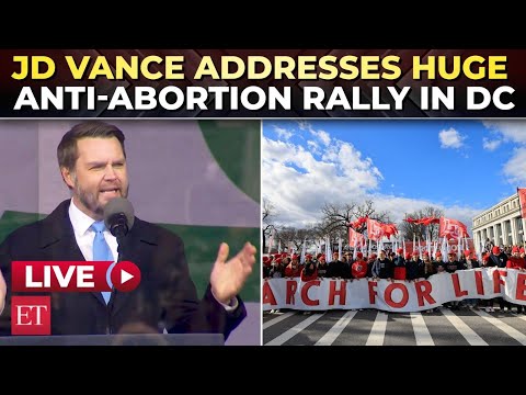 LIVE: Thousands turn out as VP JD Vance speaks at anti-abortion ‘March For Life’ rally in Washington