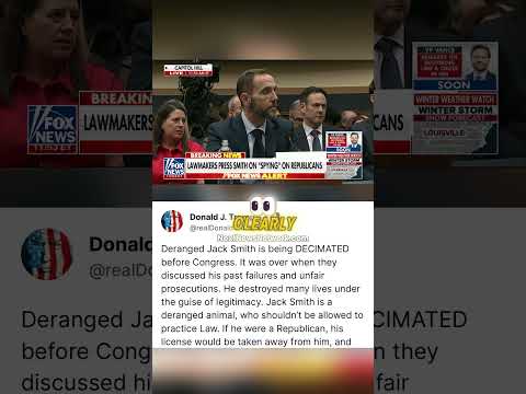 You Won’t Believe What Trump Just Said About Jack Smith