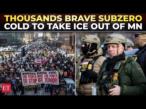 ‘Inhumanity of Trump…’: Thousands defy subzero temperatures in Minnesota protest against ICE
