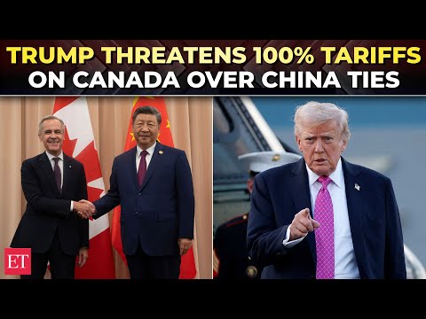 ‘If Canada makes a deal with China…’: Trump escalates trade war, threatens Carney with 100% tariffs