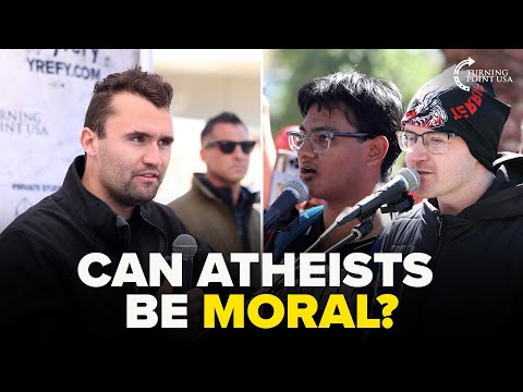 Charlie Kirk Challenges Atheists On Morality | Debate Compilation