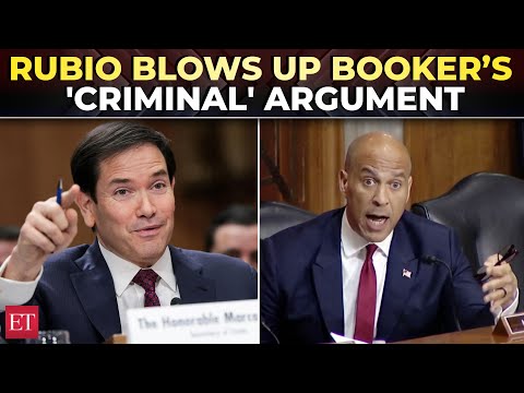 ‘Removing TPS for Venezuelans makes sense to you?’: Booker vs Rubio erupts in dramatic hearing clash