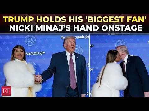 Nicki Minaj joins Trump onstage, holds his ‘bruised’ hand and makes 0,000 announcement for POTUS