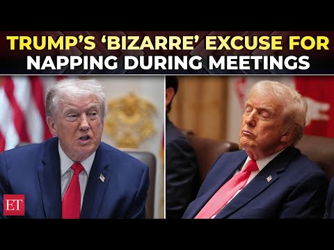 ‘I wanted to get the hell out of here’: Trump’s shocking explanation for appearing asleep on camera